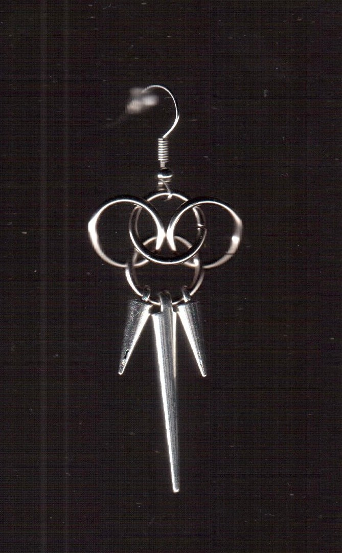 Сережки из кольчуги. Украшения из кольчуги в Москве Соня Спросонья