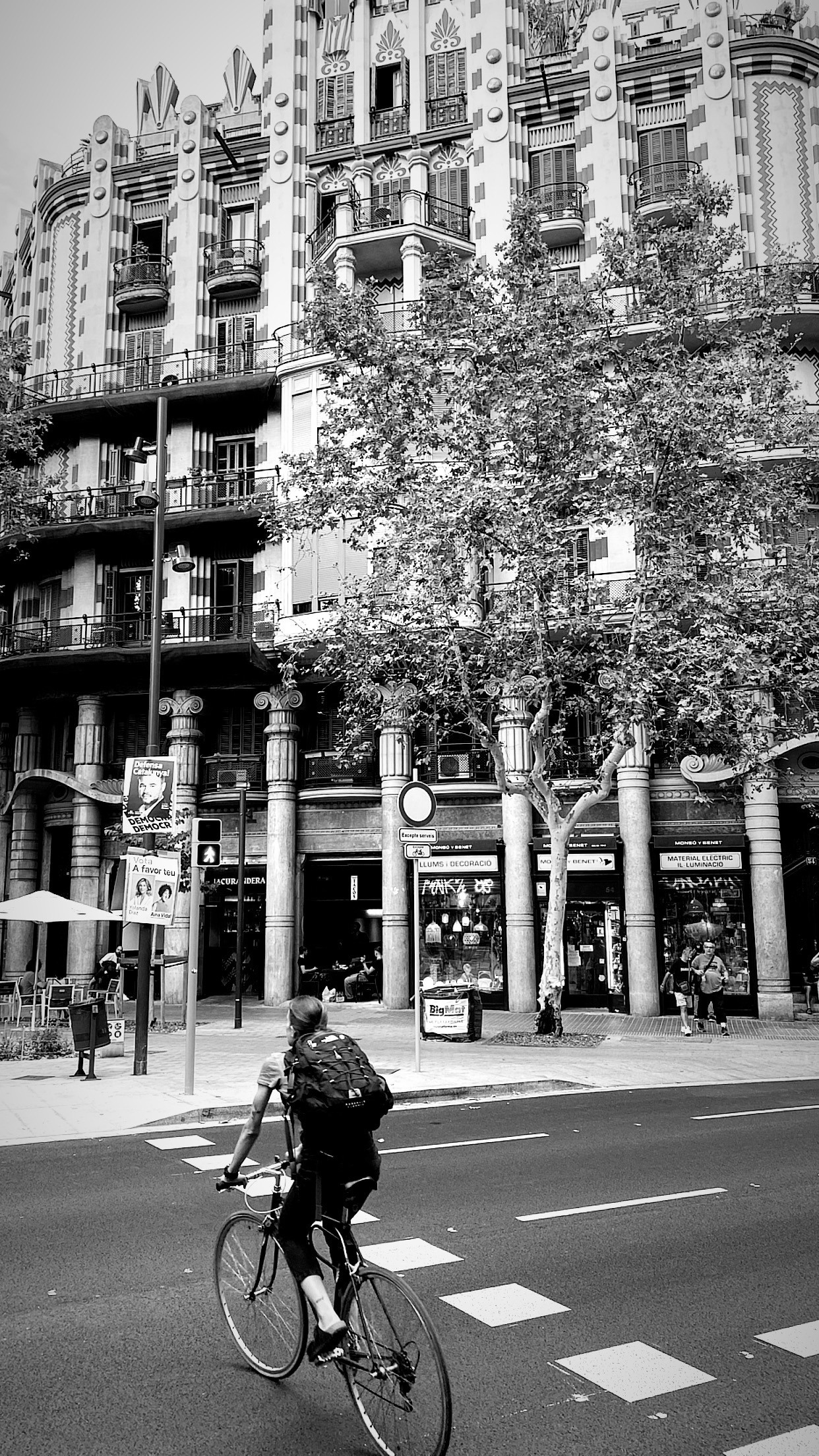 BCN black and white. Photographer Aleksandr Rybintsev