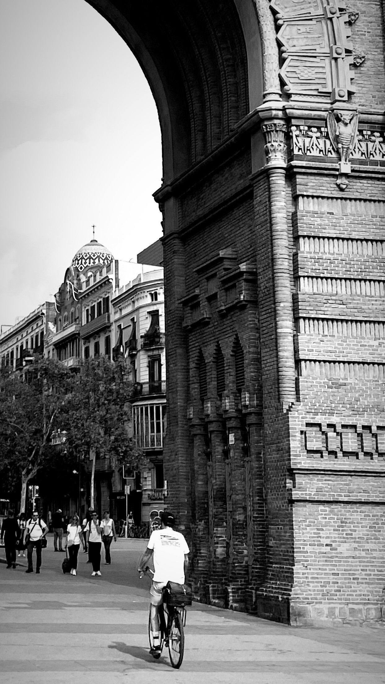 BCN black and white. Photographer Aleksandr Rybintsev