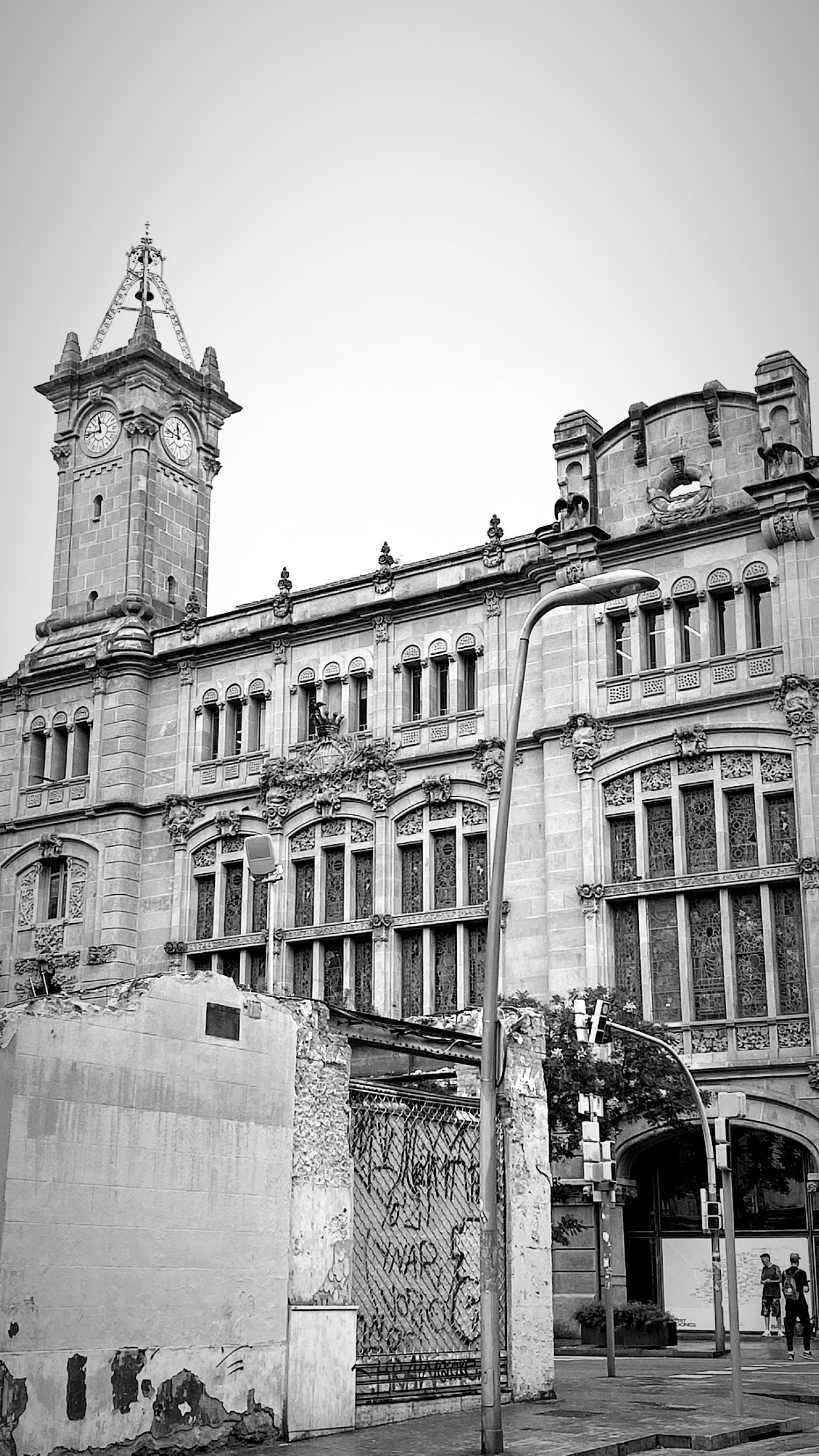 BCN black and white. Photographer Aleksandr Rybintsev