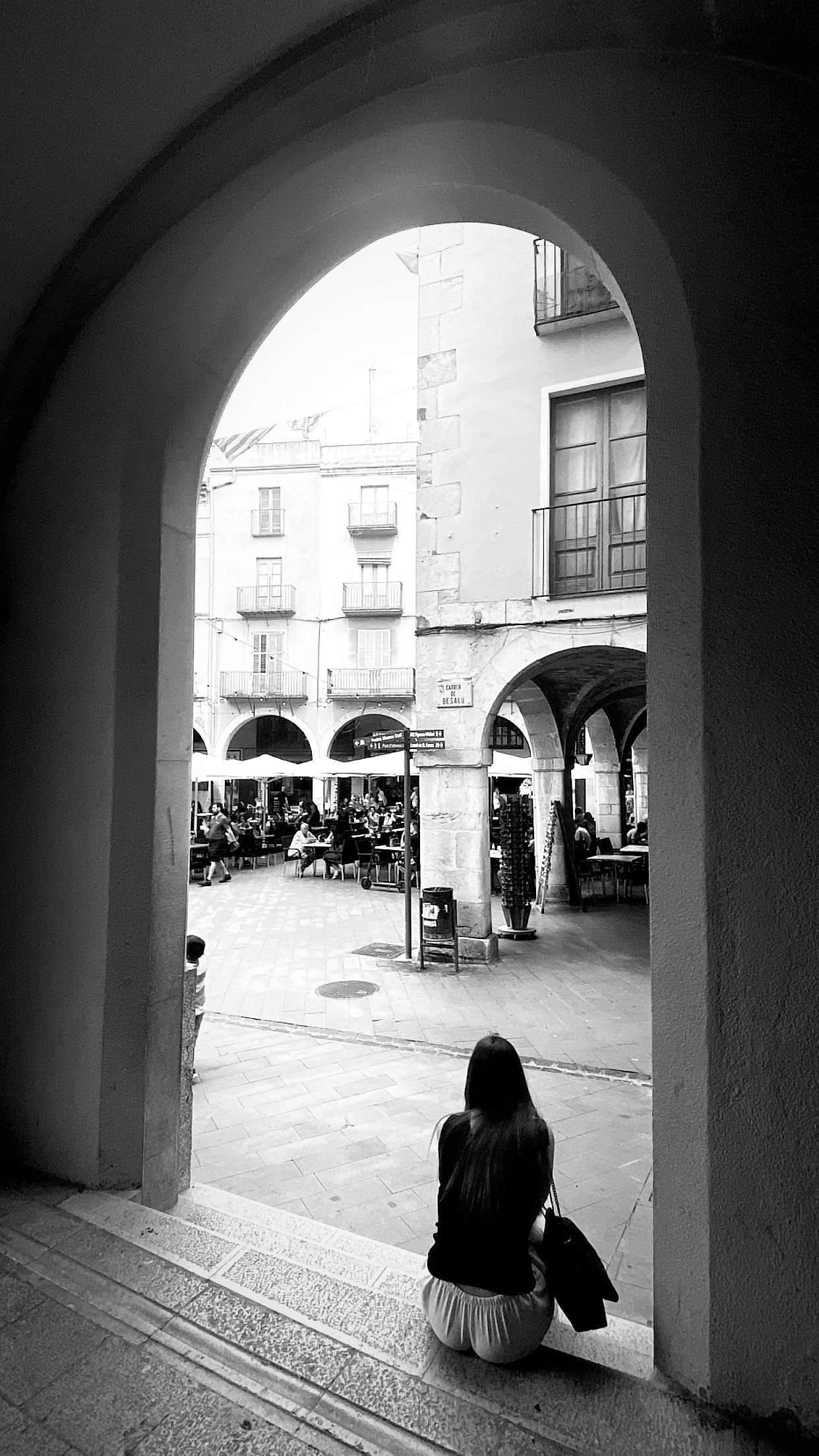 BCN black and white. Photographer Aleksandr Rybintsev