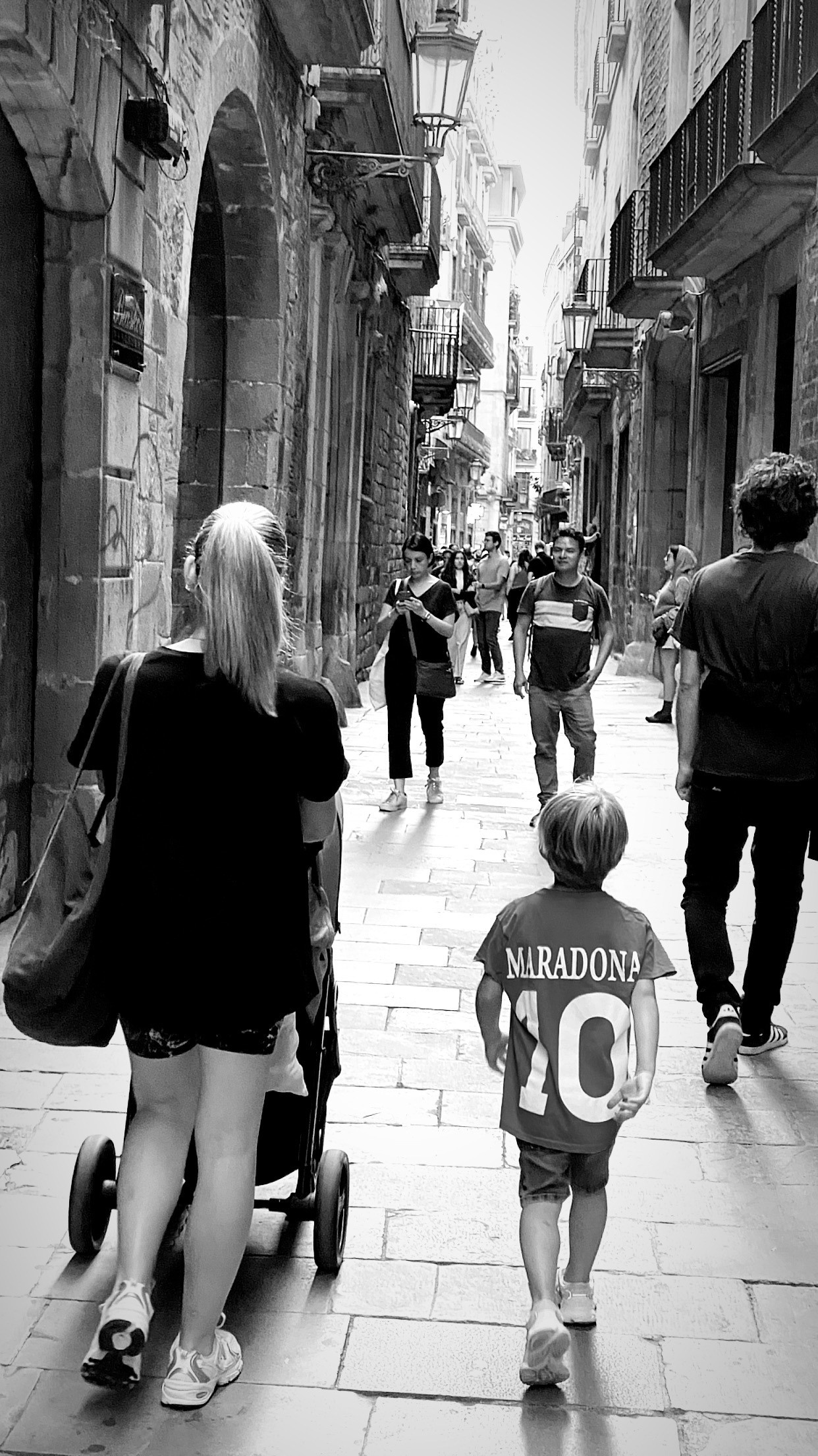 BCN black and white. Photographer Aleksandr Rybintsev