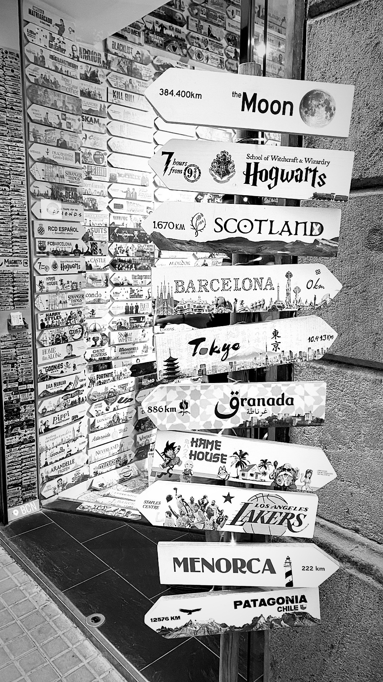 BCN black and white. Photographer Aleksandr Rybintsev