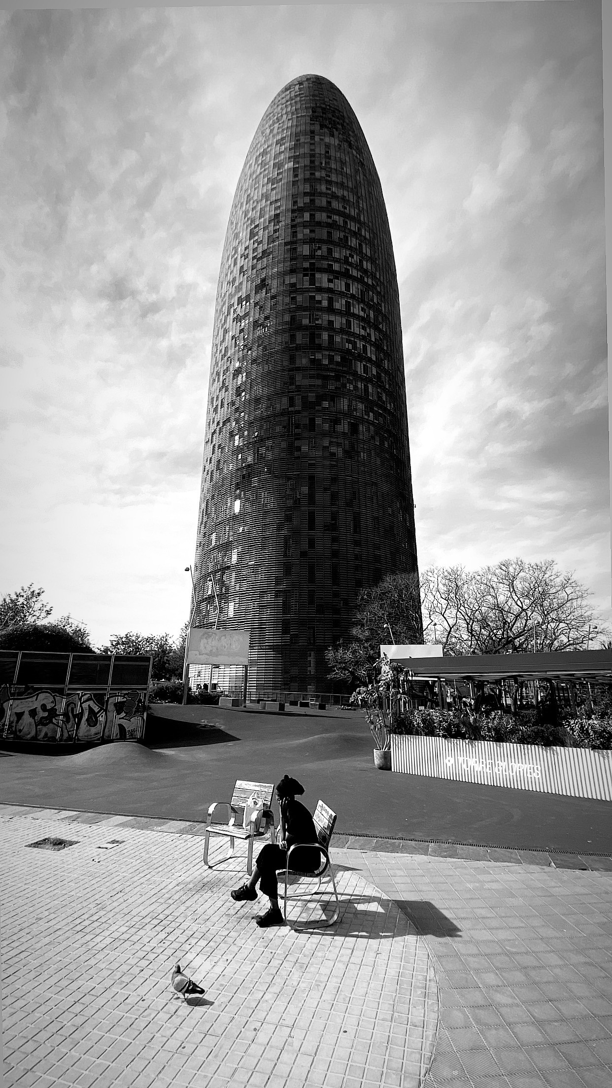 BCN black and white. Photographer Aleksandr Rybintsev