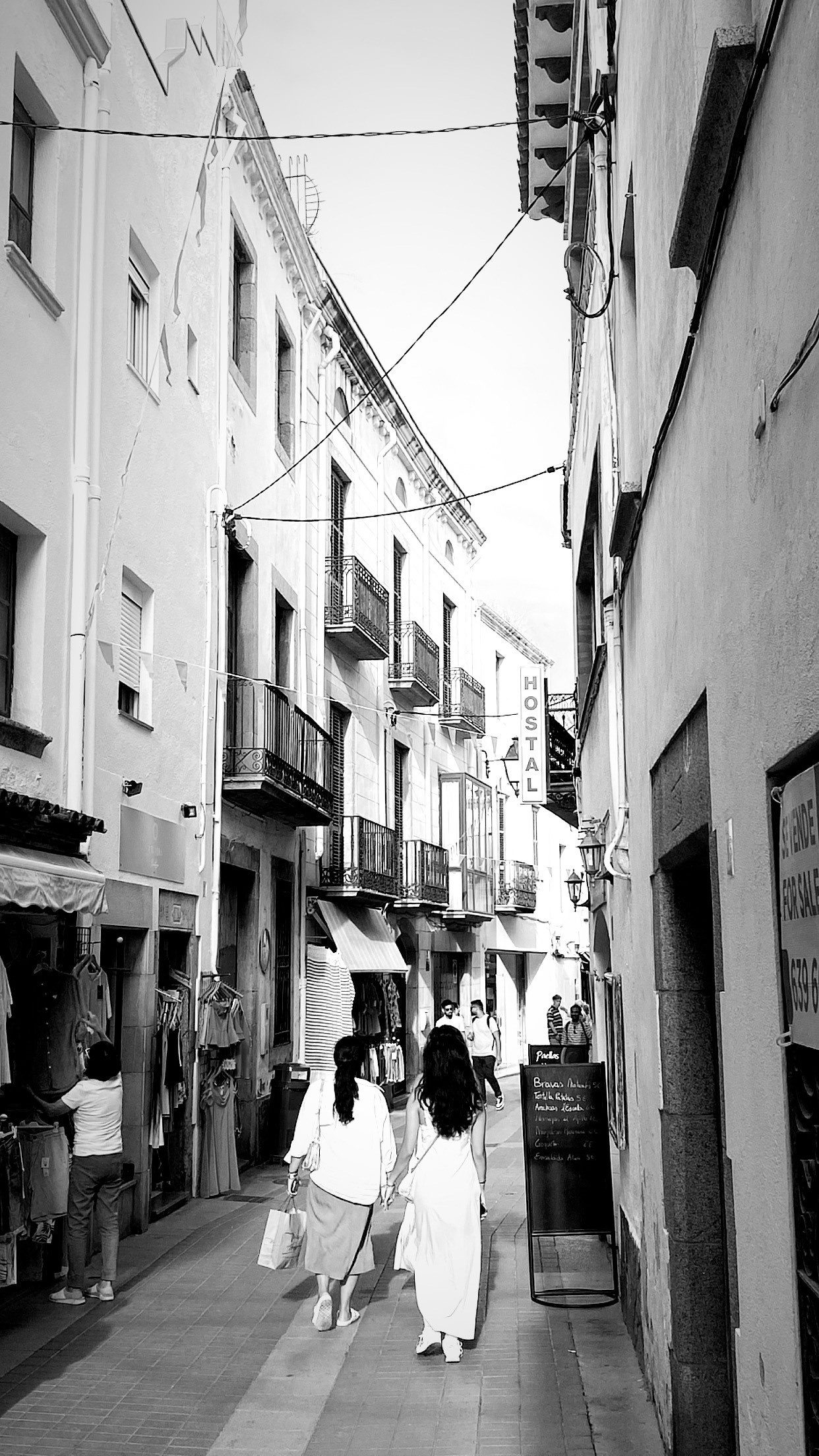 BCN black and white. Photographer Aleksandr Rybintsev