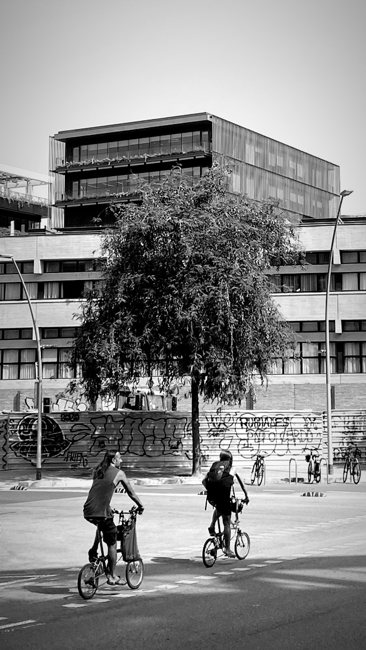BCN black and white. Photographer Aleksandr Rybintsev