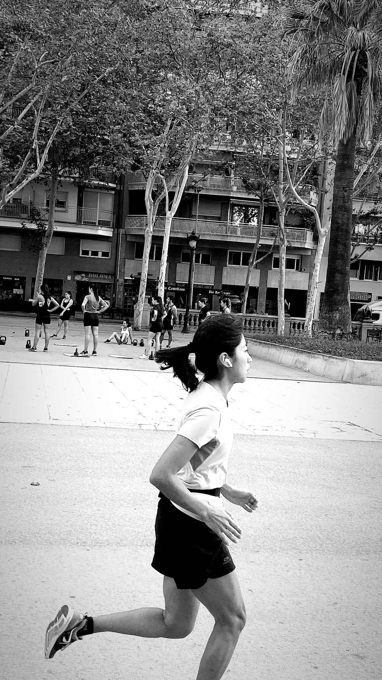 BCN black and white. Photographer Aleksandr Rybintsev