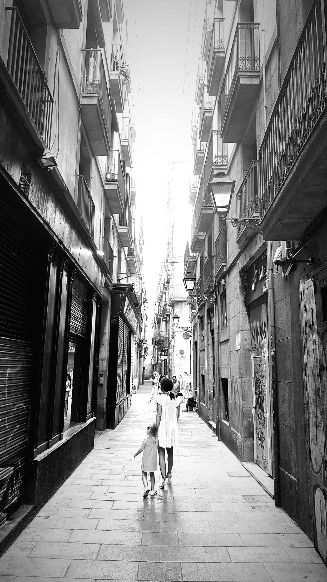 BCN black and white. Photographer Aleksandr Rybintsev