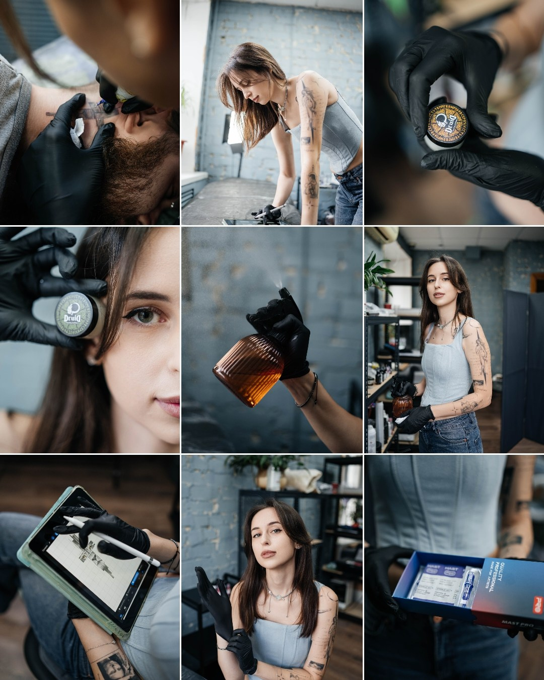 Съемка для тату-мастера Юлии