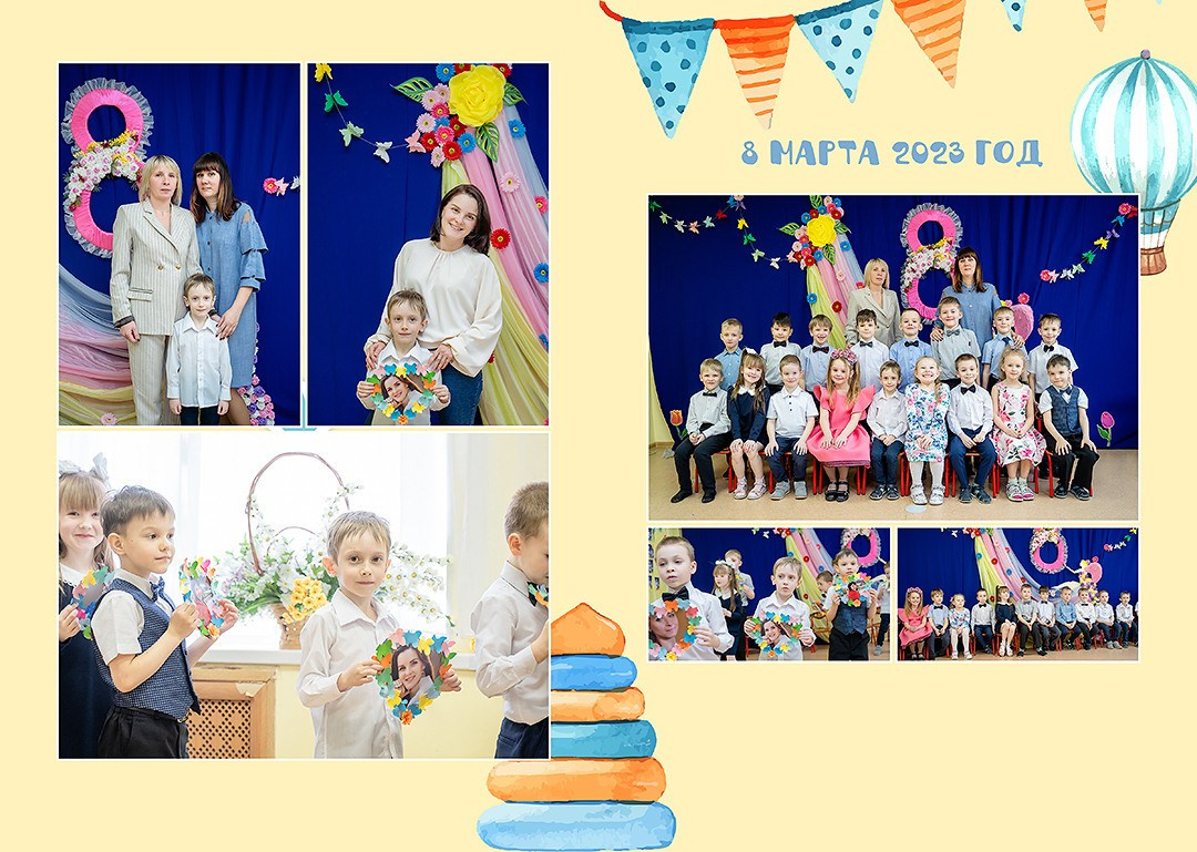 Дизайн альбомов Детский сад. Детский и Школьный фотограф во Владивостоке. Выпускные альбомы