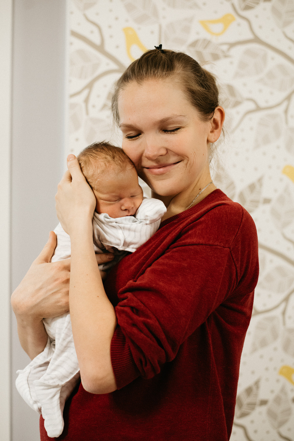 Выписка из роддома и встреча дома. Семейный фотограф в г.Москве Катя Норм