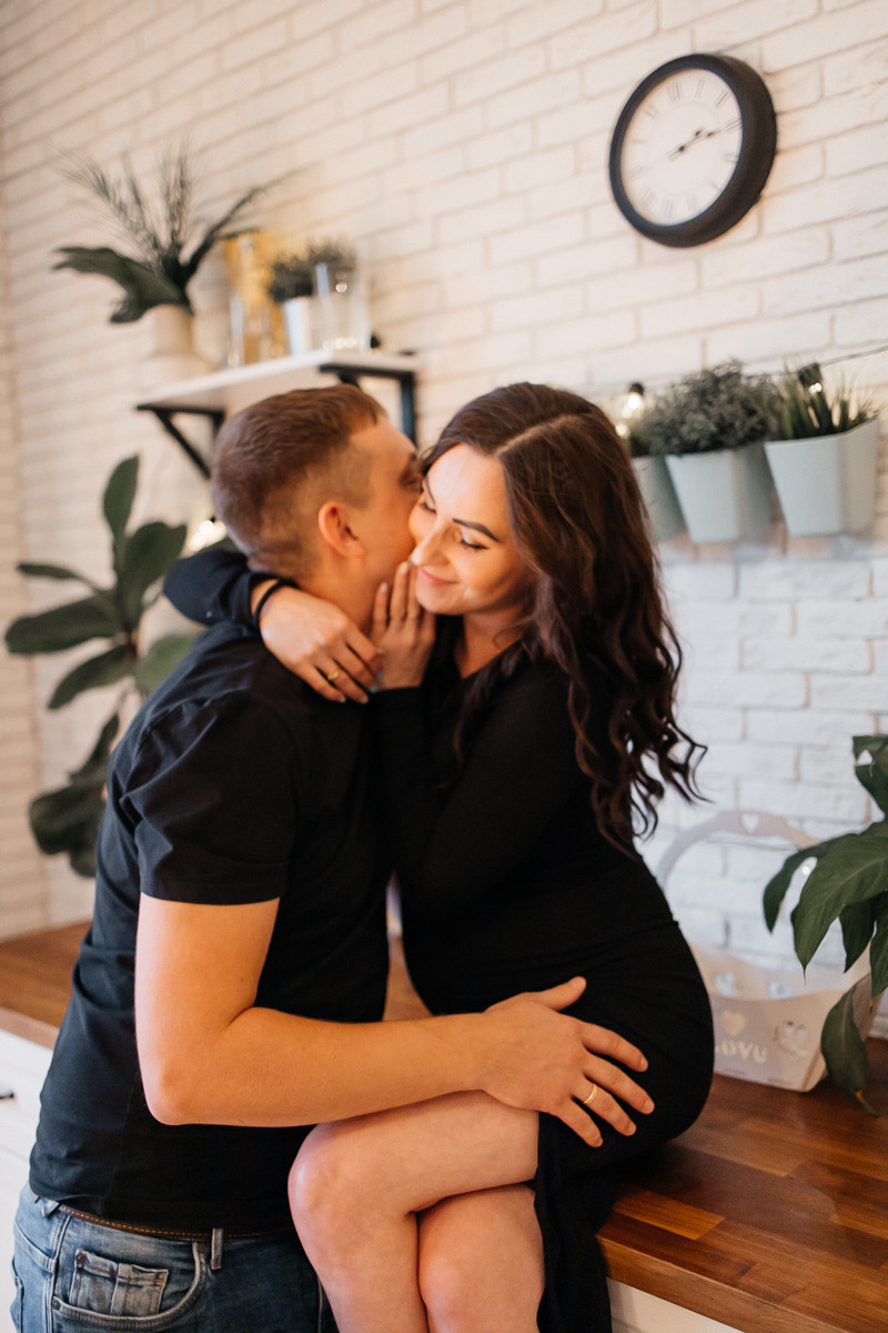 Съемка беременности в студии