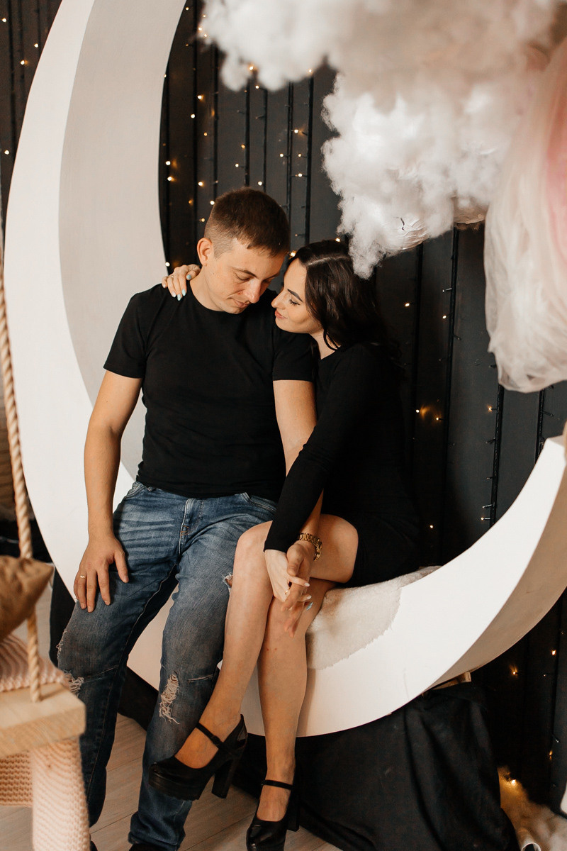 Съемка беременности в студии