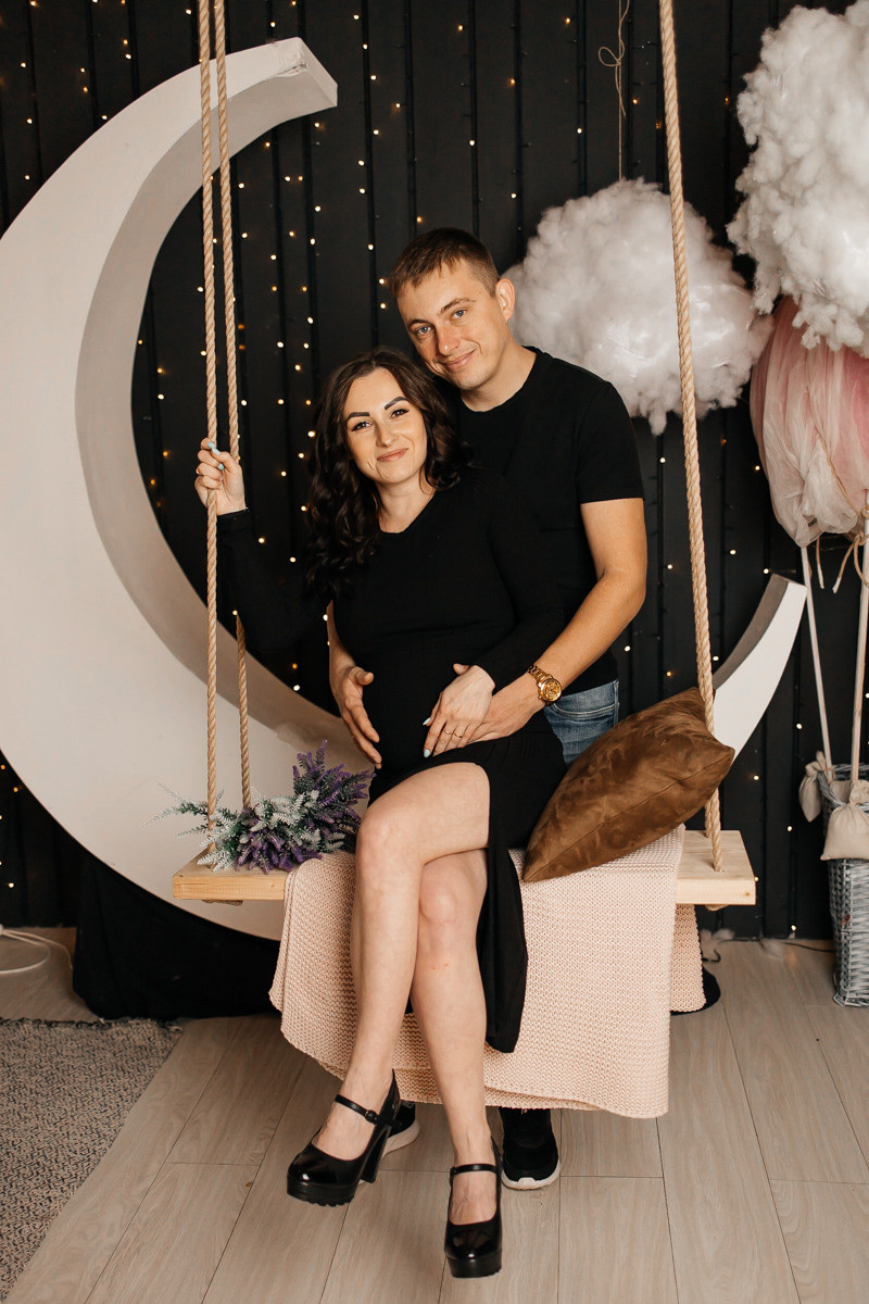 Съемка беременности в студии