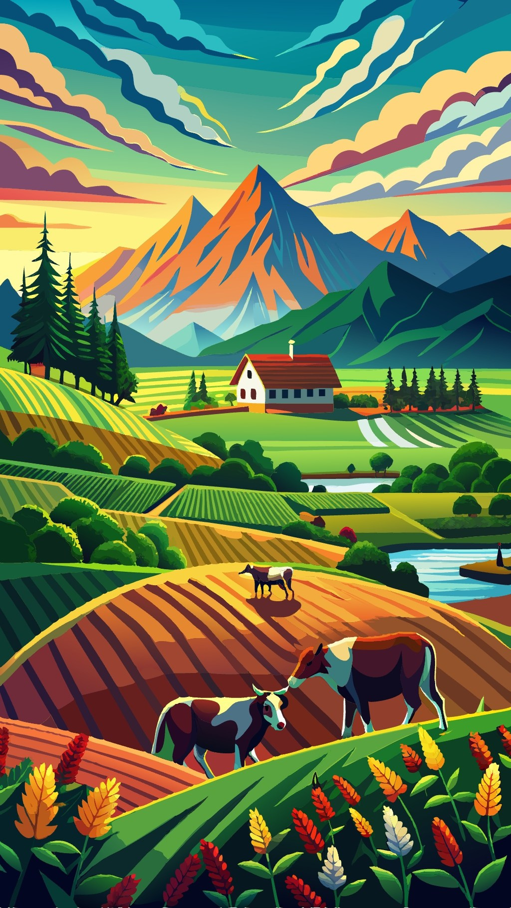 Иллюстрации совместно с ИИ. Grom Design