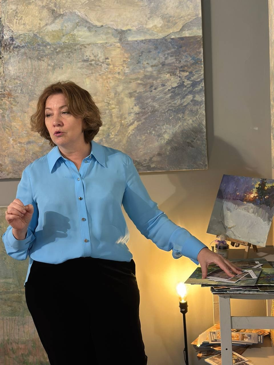 Персональная выставка в г. Звенигород. Живописец Ирина Пинская