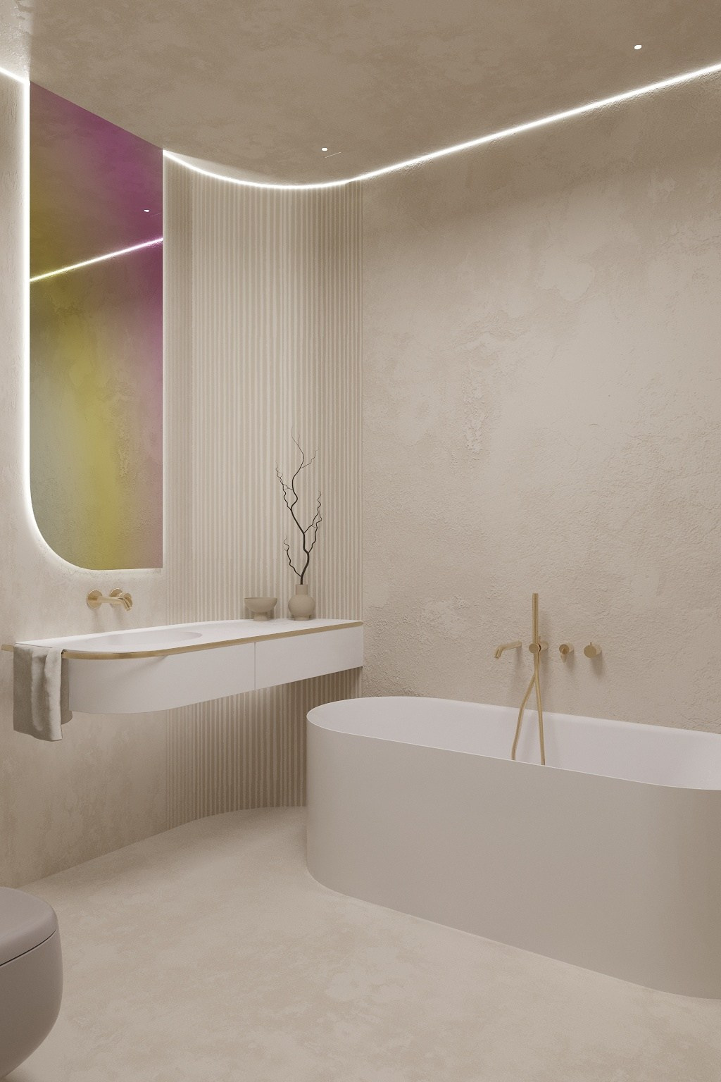 Футуристичная квартира в стиле минимализм. Главная