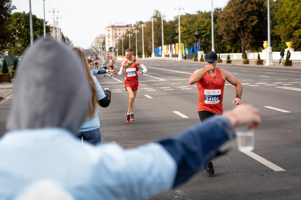 Bonaqua — питьевой партнер Минского Полумарафона 2019