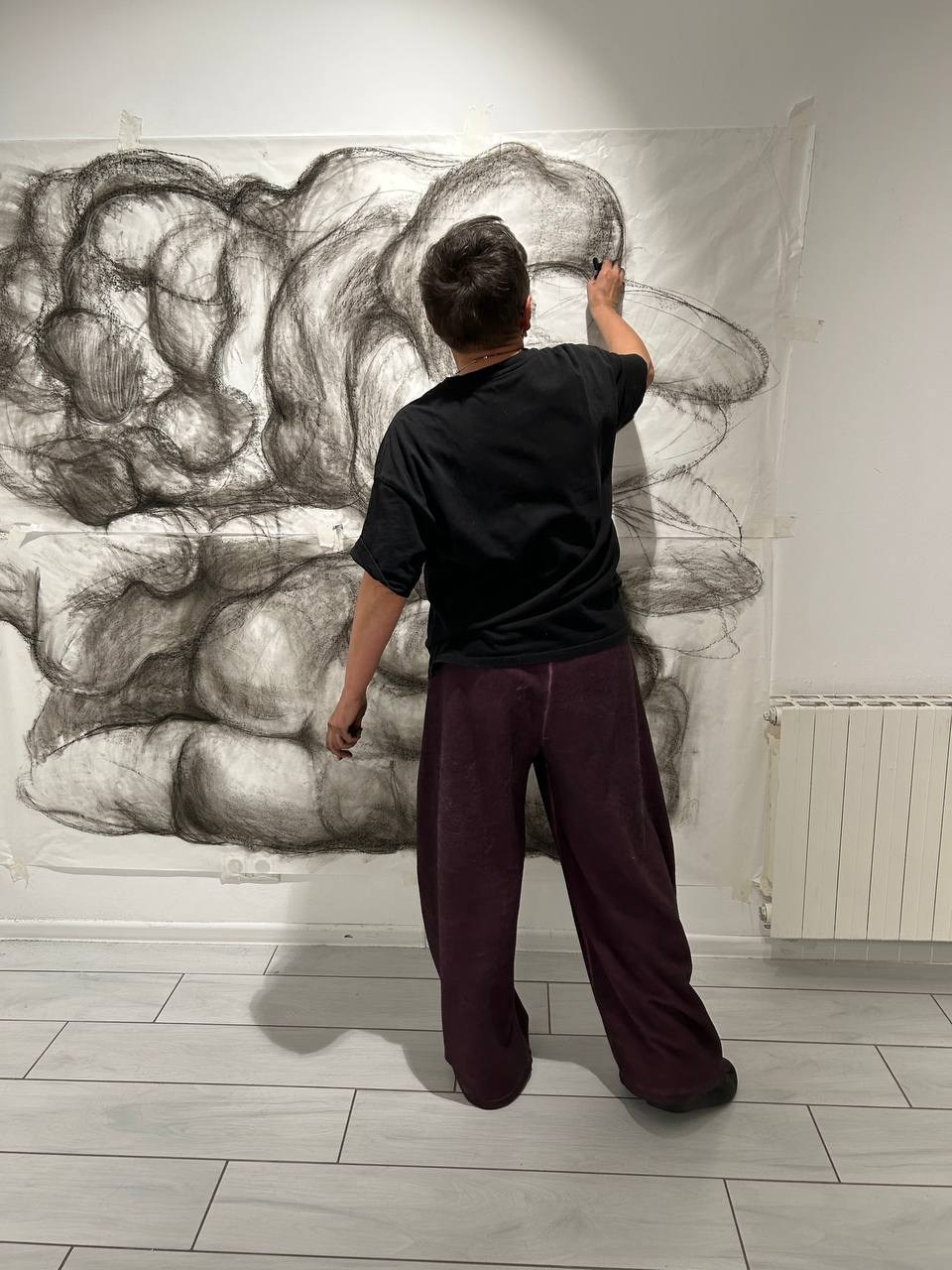 " Графические фрески» 2025. Лилия Ким. Междисциплинарный художник