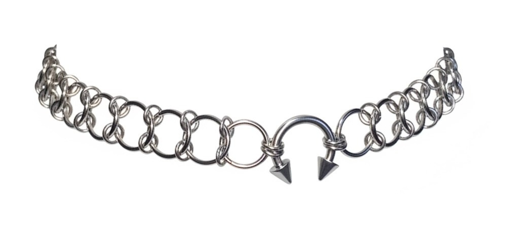 Чокеры из кольчуги. Украшения из кольчуги в Москве Соня Спросонья