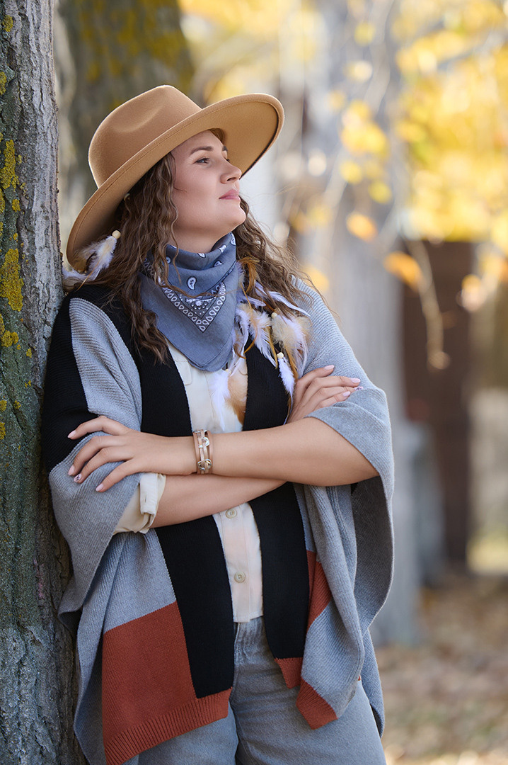 Фотограф Андрей Богатов Сызрань. Портрет девушки осенью в парке.