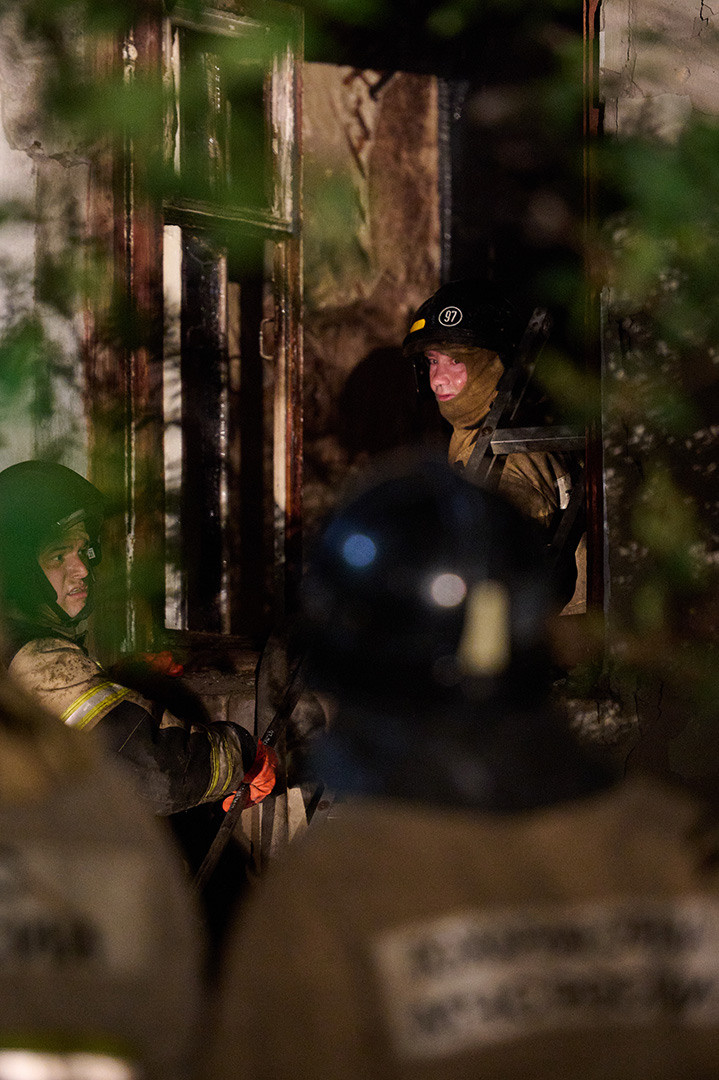 Тушение пожара в Сызрани