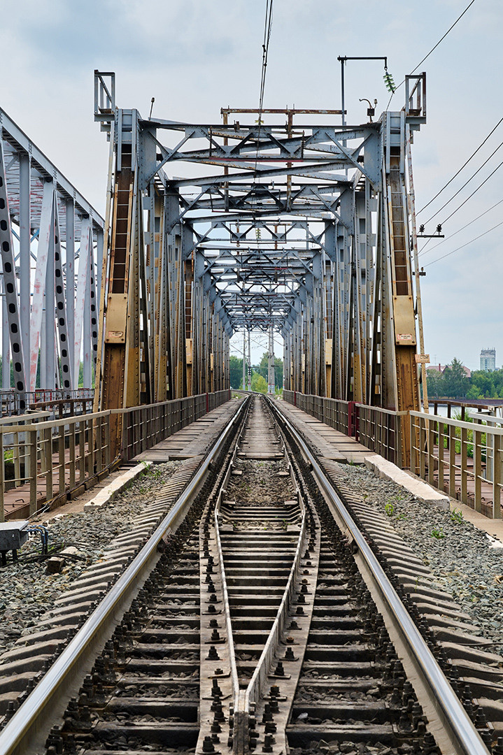 Железнодорожный мост в Сызрани