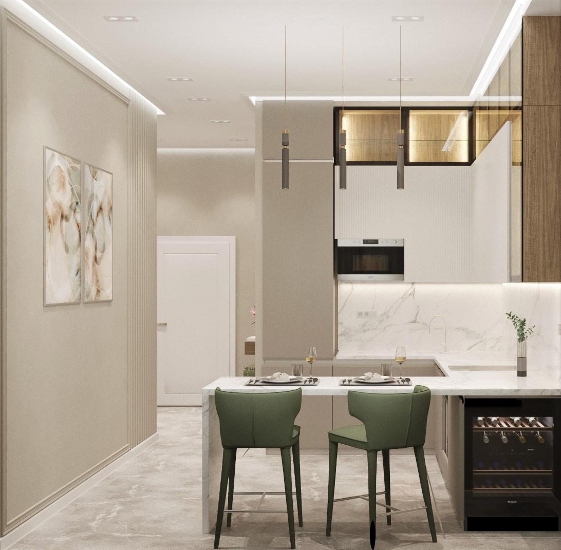 Проект 2 ЖК «Серебряный фонтан». Artstudio17 Дизайн-студия Ирины Чабан в Москве