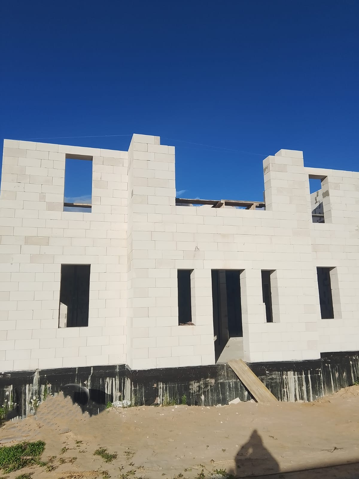 Кладка газоблока