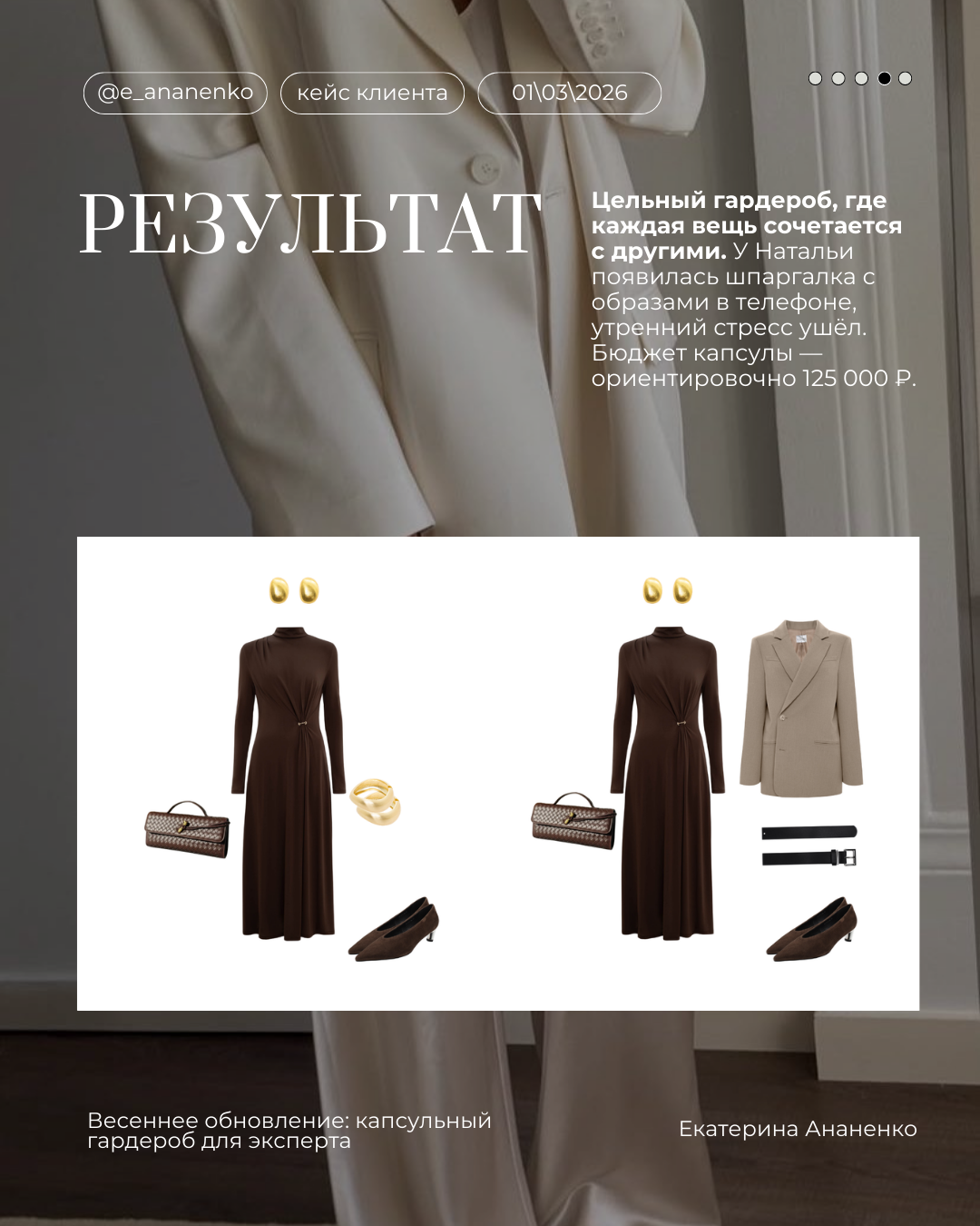 Обо мне. Екатерина Ананенко: персональный стилист из Красноярска