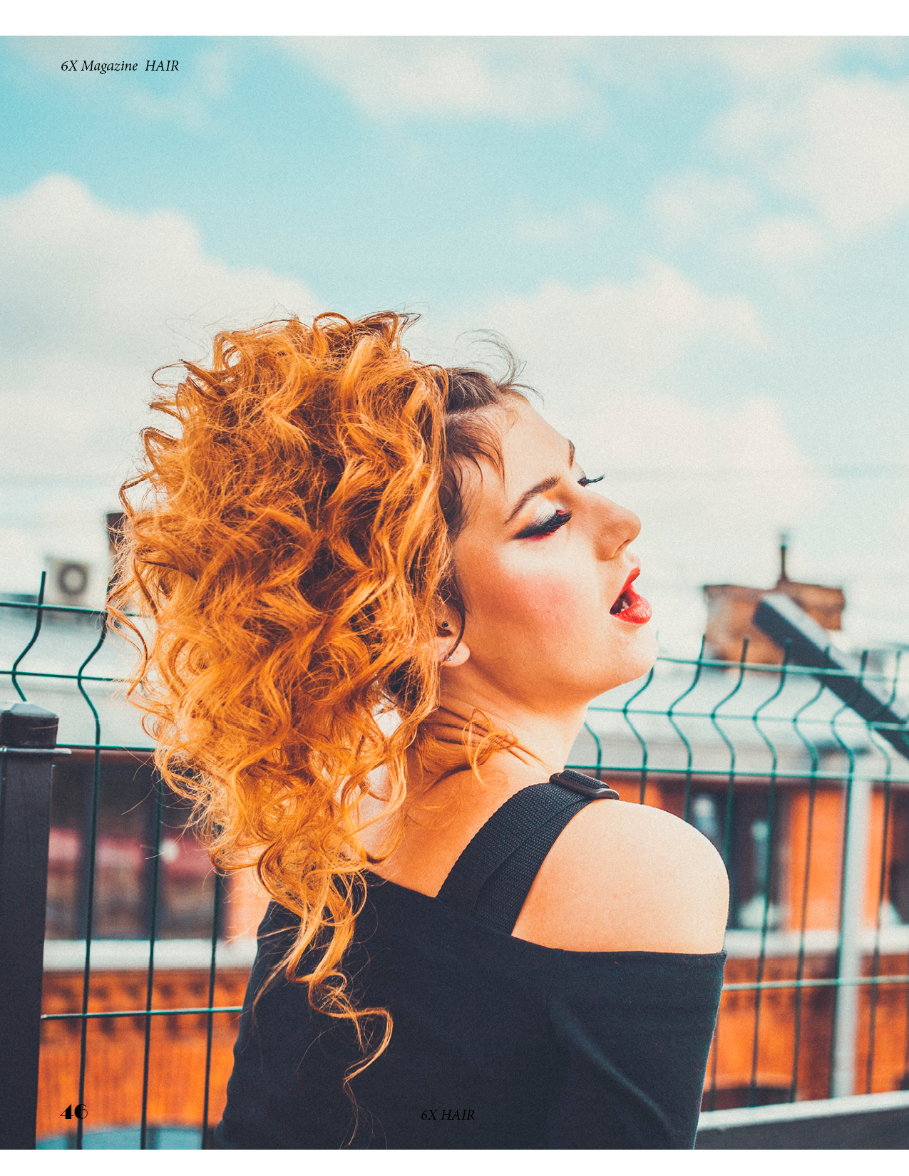 6X Hair Magazine. Фотограф Александра Степанова