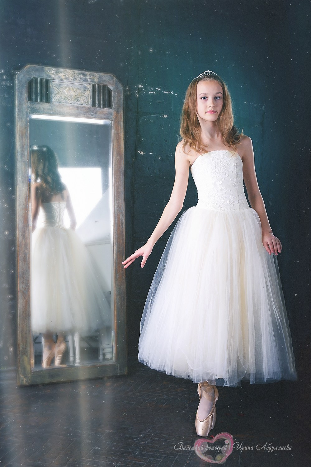 Фотосессия юной балерины Полины