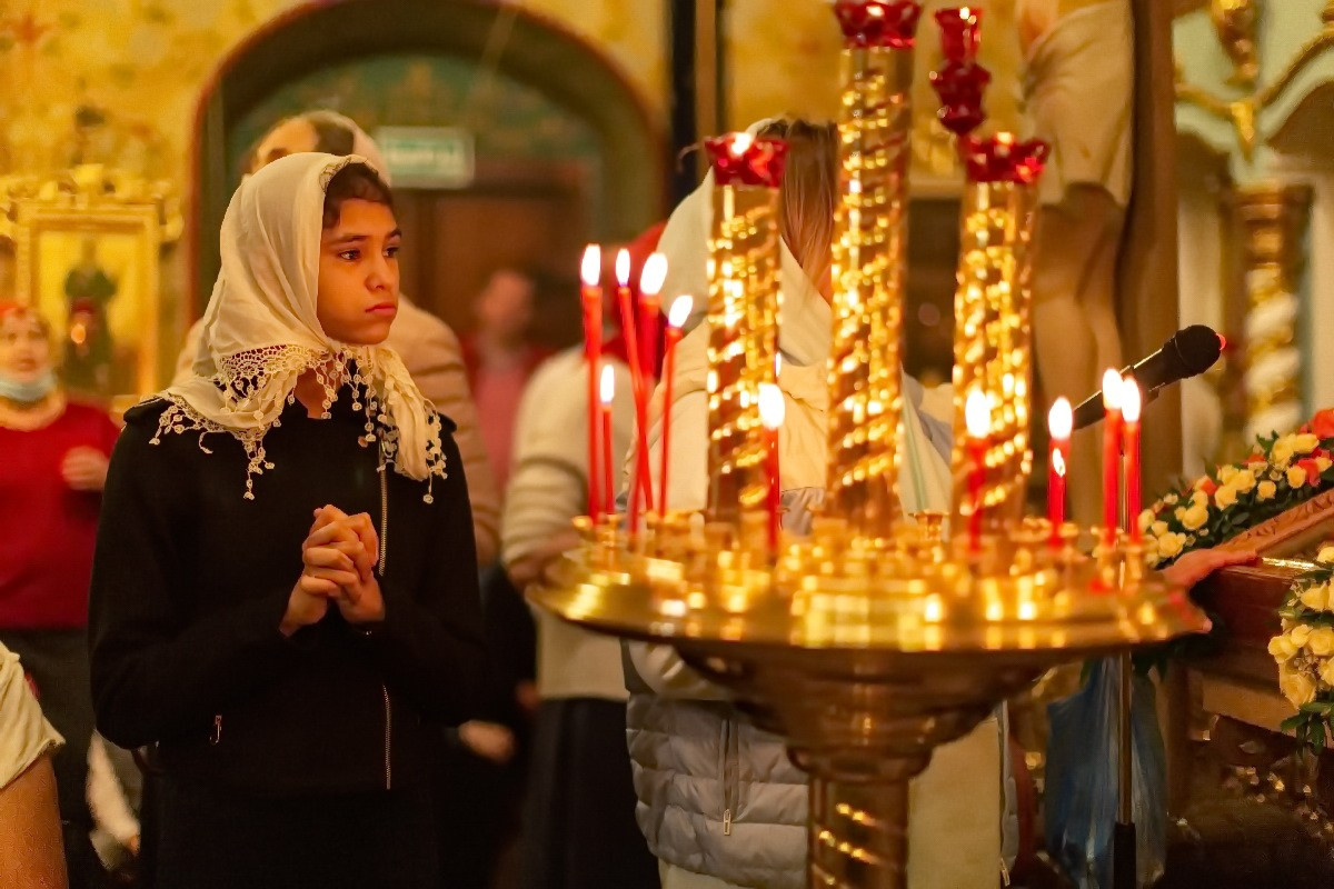 Пасха в Храме Успения Пресвятой Богородицы в Путинках (2 мая 2021 г.). Фотограф Наталья Угрюмова, г. Москва