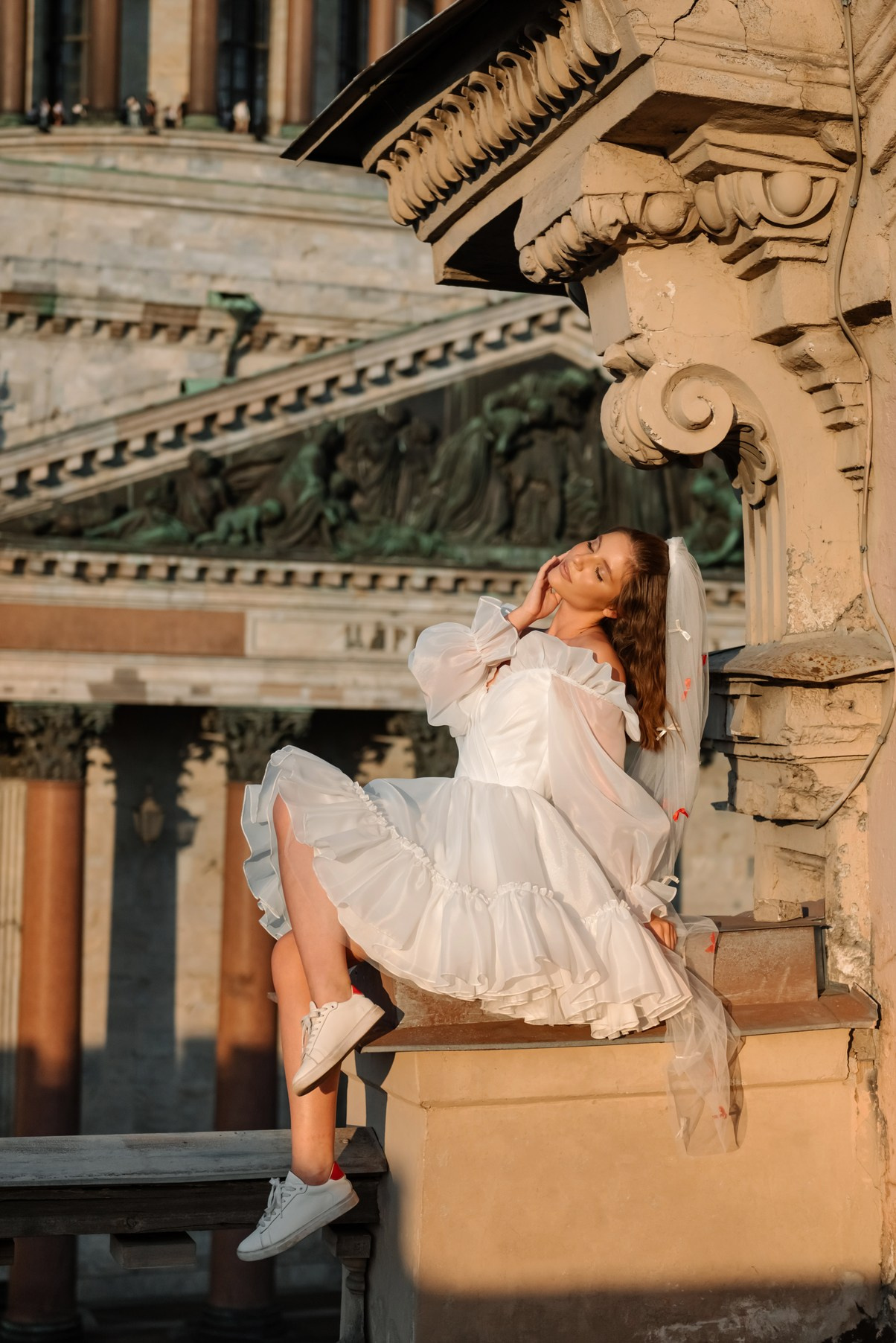 Крыша Исаакиевский собор. Свадебный и сеейный фотограф в Санкт-Петербурге Елена Худякова