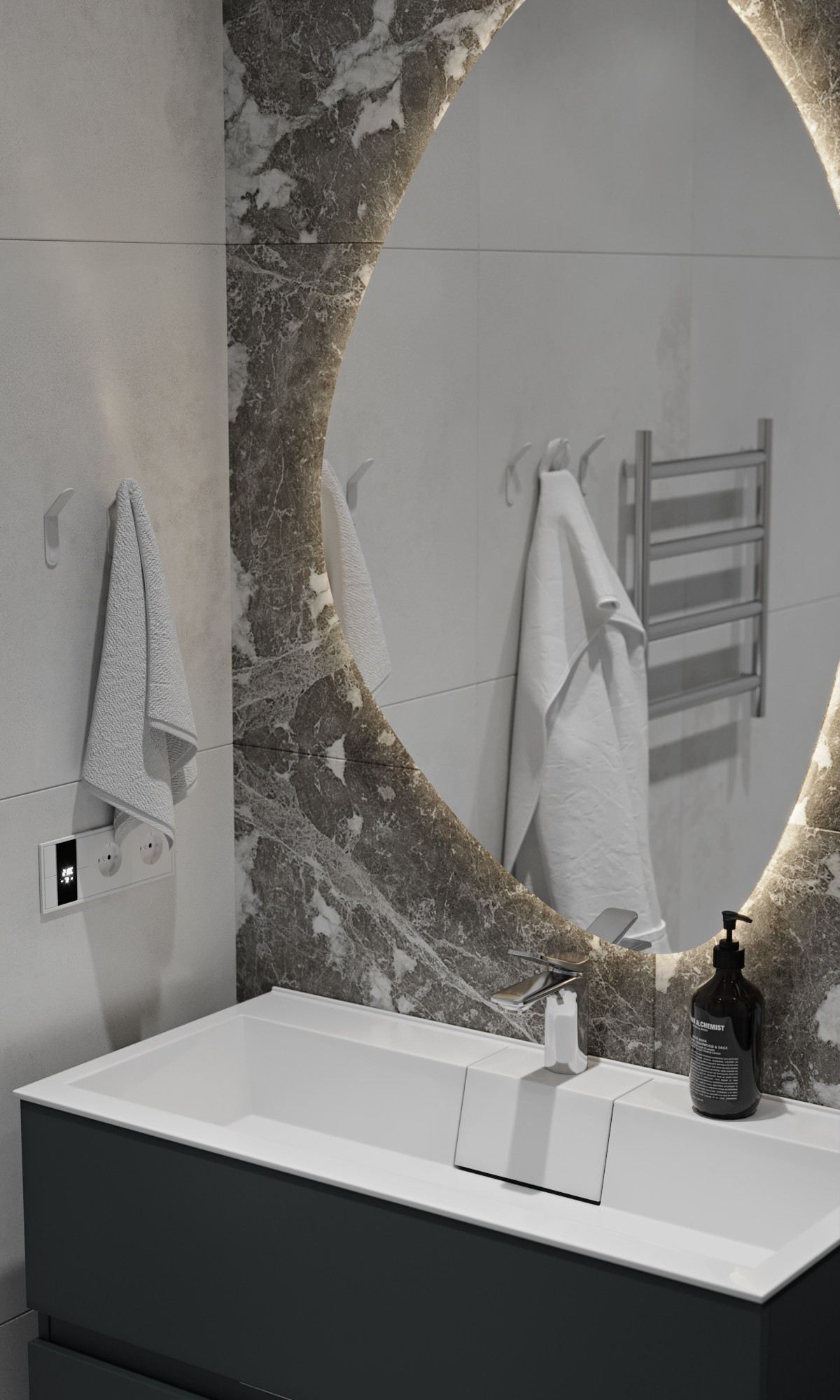 «Черно-белая история». Студия интерьерной визуализации «ЛИНИИ»