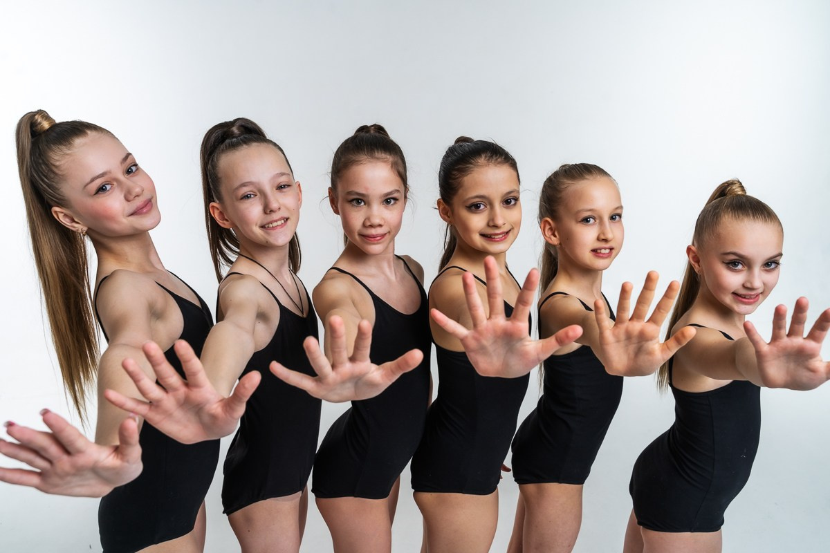 Студийная съемка эстетической гимнастики. Репортажный и семейный фотограф в Санкт-Петербурге Тарас Марченко