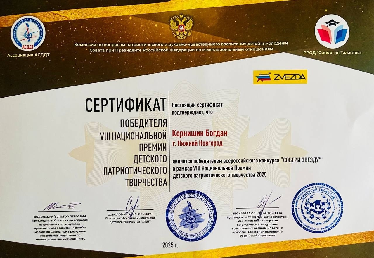 Достижения. НТОХ  «КОЛЛАЖ»