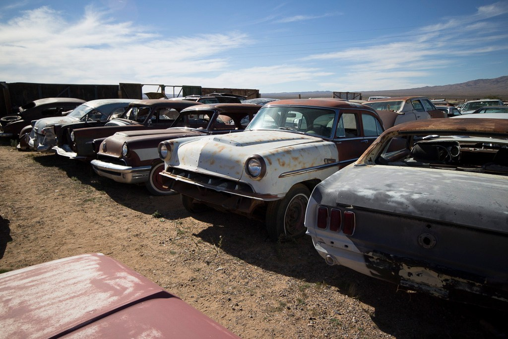 Ретро- авторазборка, США, 2013. Фотограф Василий Буланов