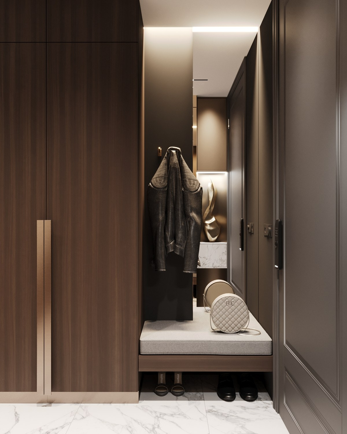 ЖК ЗилАрт 487, 64 кв.м. Kod Interiors | Дизайнер интерьеров Кораблина Кристина