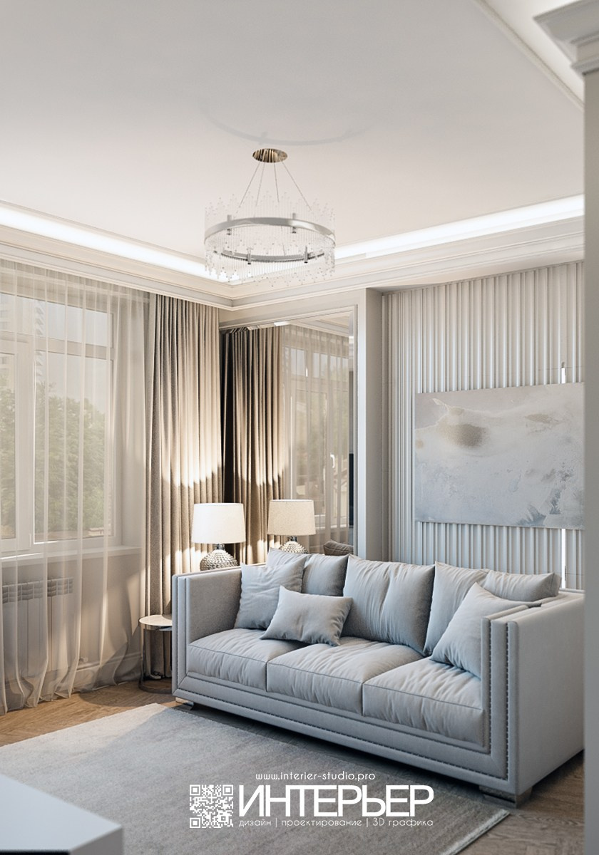 Дизайн-проект квартиры в ЖК на ул. Дзержинского г. Кисловодск. Дизайн интерьера, 3D визуализация и 3D моделирование. Создание проектов и чертежей. КМВ: Кисловодск, Пятигорск, Ессентуки и удаленно