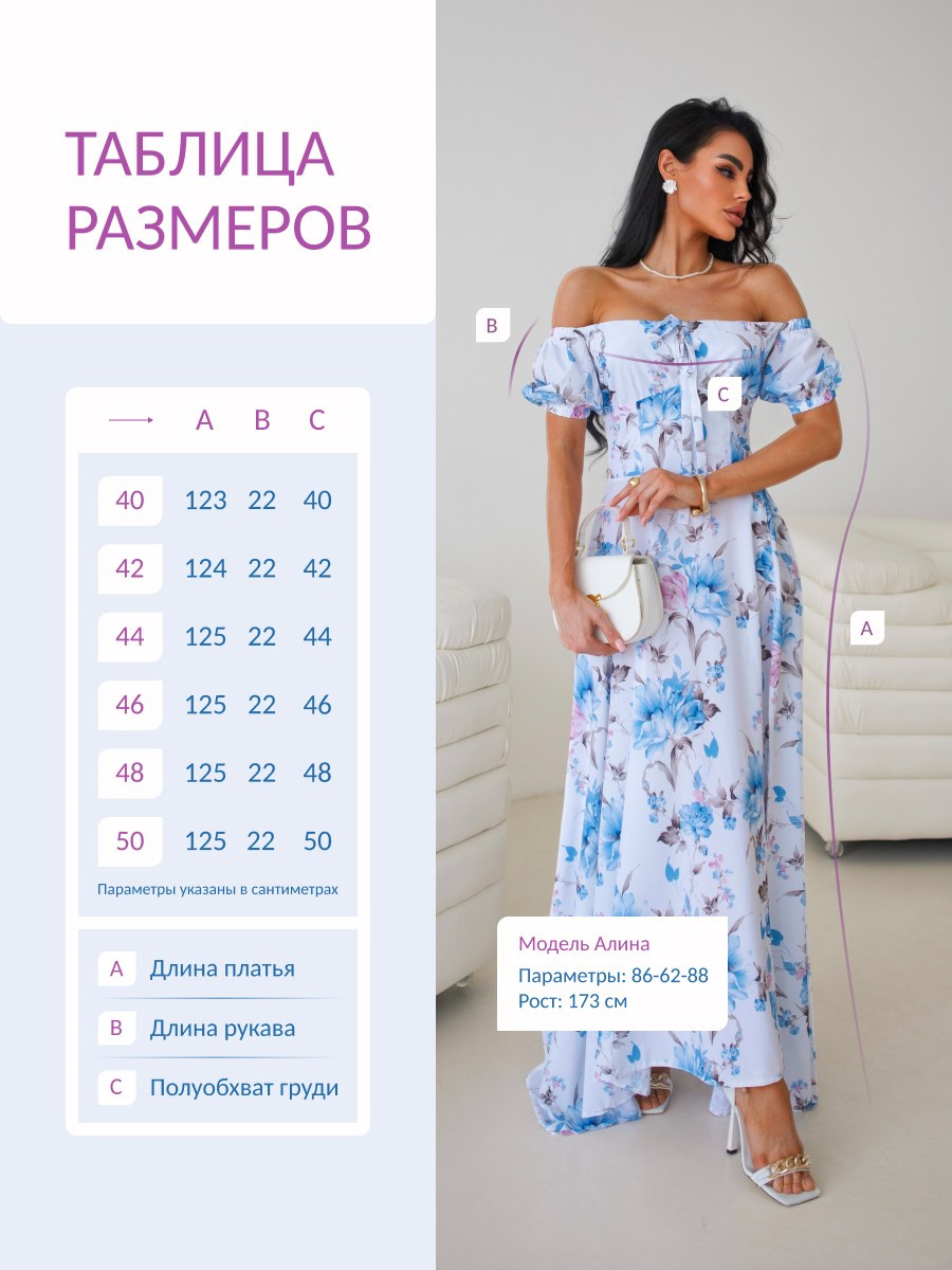 Размерная сетка. Дизайн для маркетплейсов • Наталья Верютина