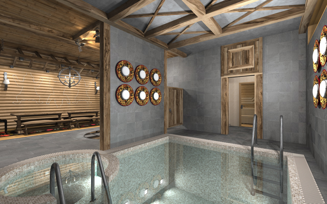 Баня. Дизайн интерьеров Краснодар
