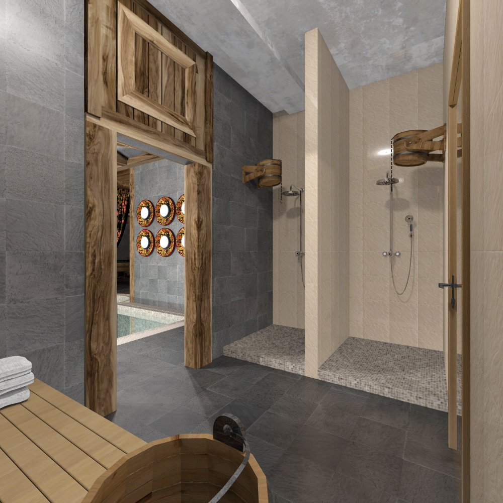 Баня. Дизайн интерьеров Краснодар