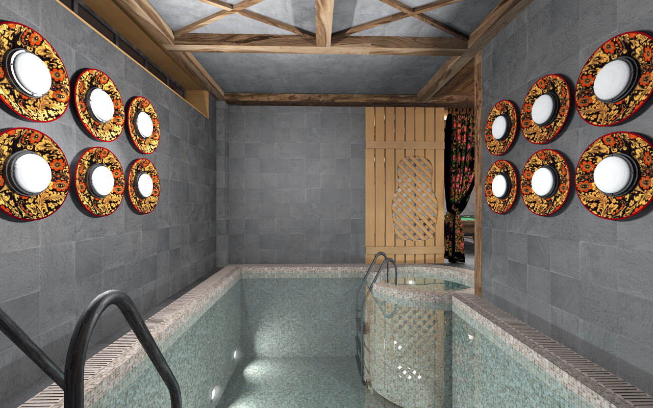 Баня. Дизайн интерьеров Краснодар