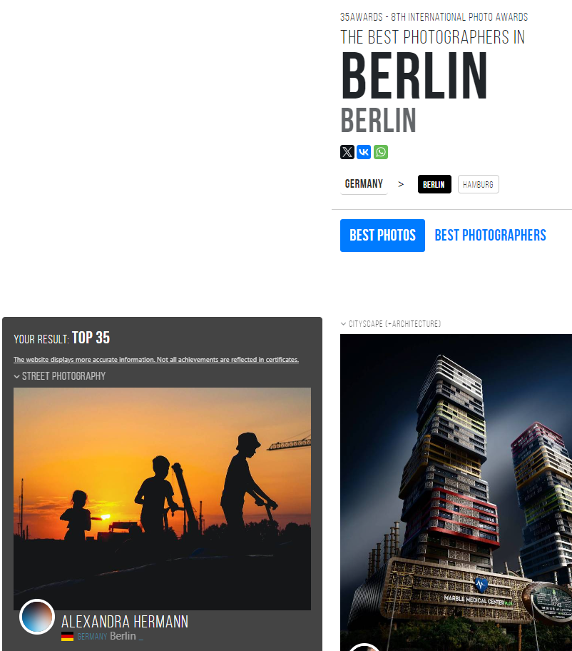 Публикации. Репортажный фотограф в Берлине Александра Герман