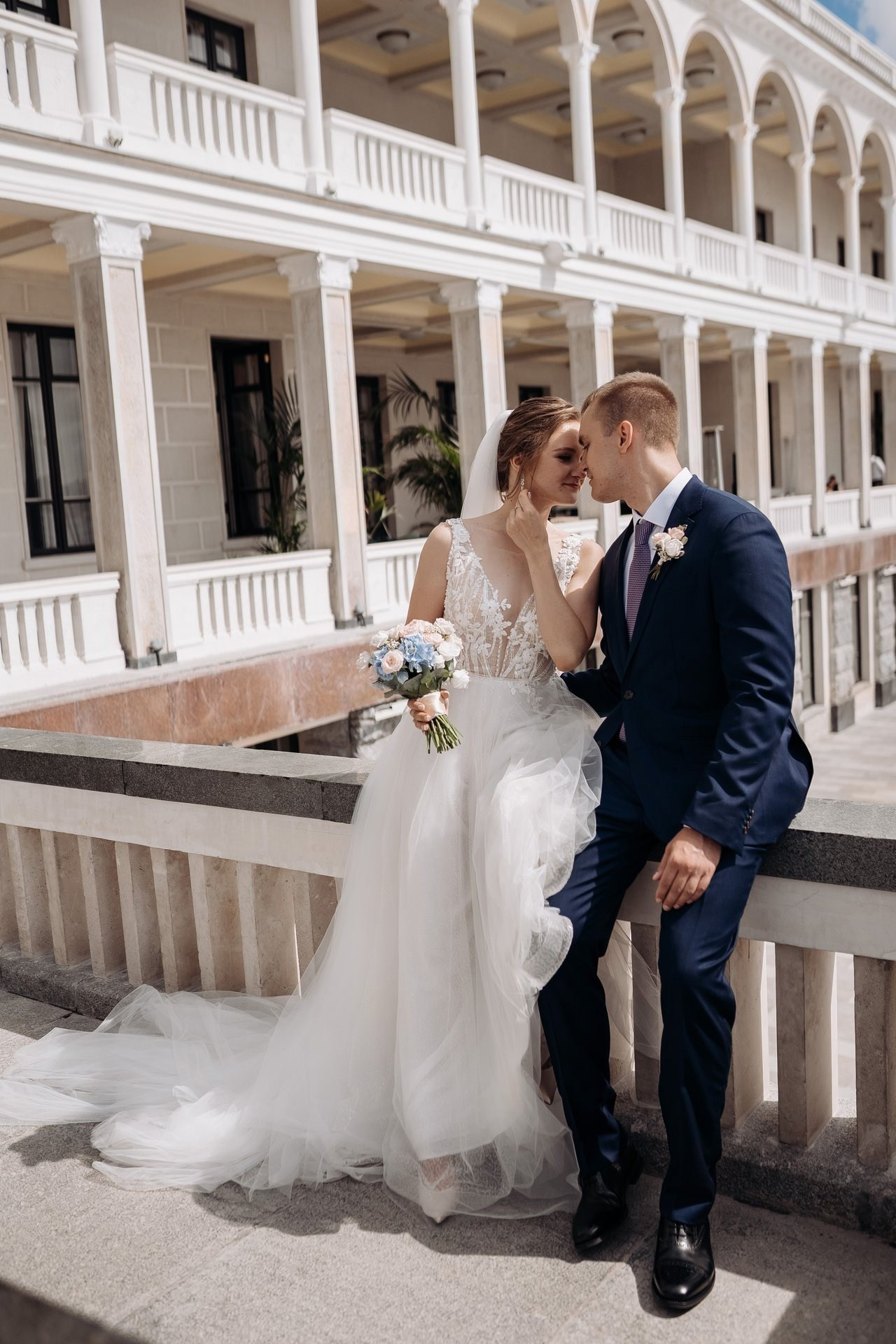 Свадебная фотосессия на Речном вокзале