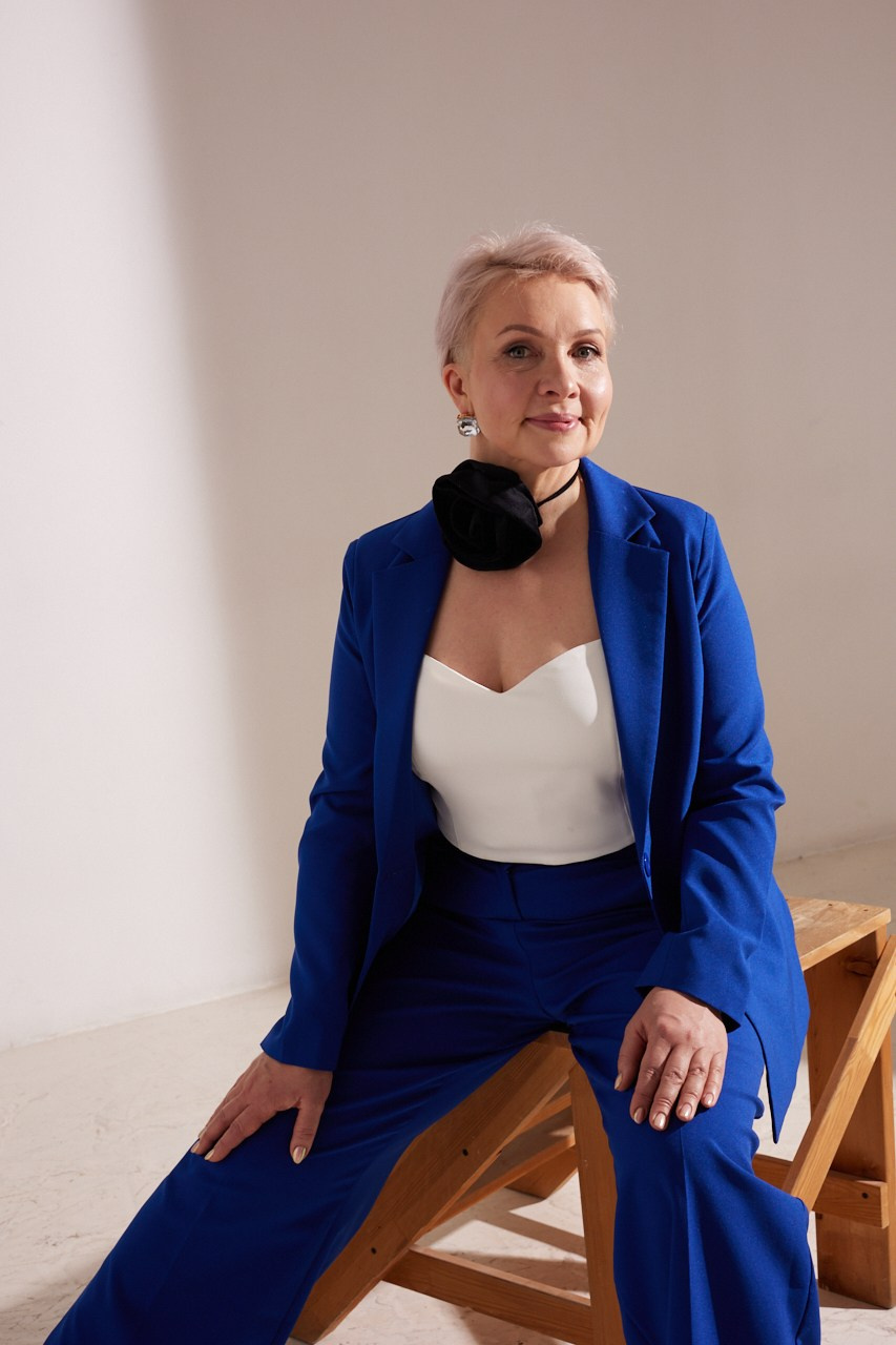 BLUE. Фотомодель