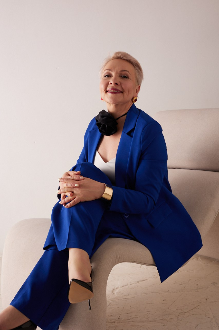 BLUE. Фотомодель