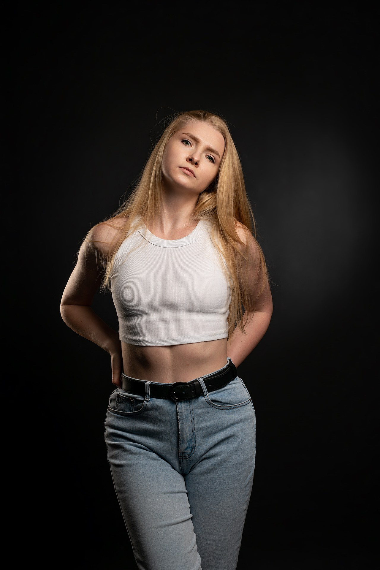Женская фотосессия в студии