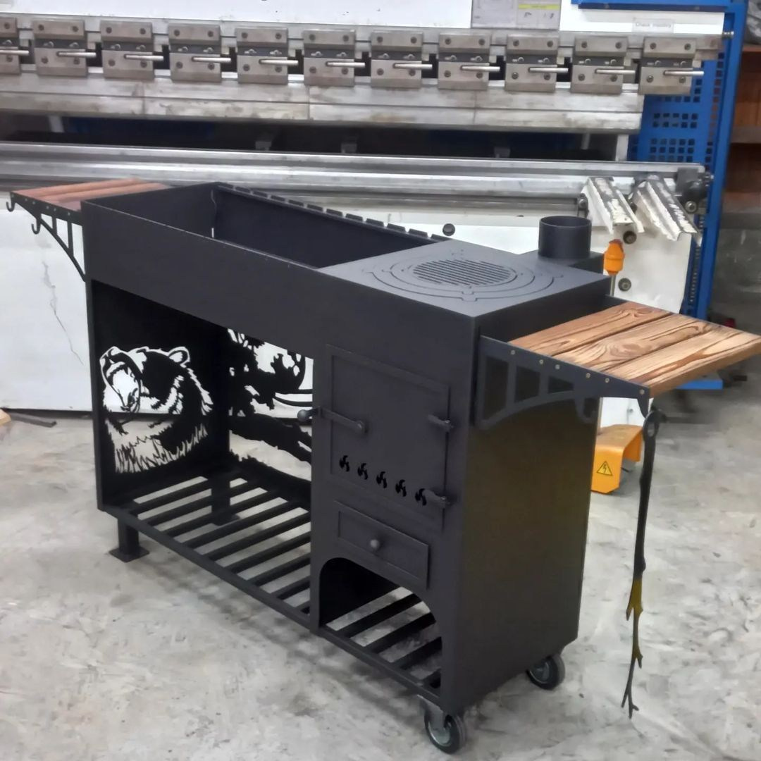 Мангалы с печью под казан. Купить / заказать мангал для дома в Краснодаре от производителя «Мангал Мастер»